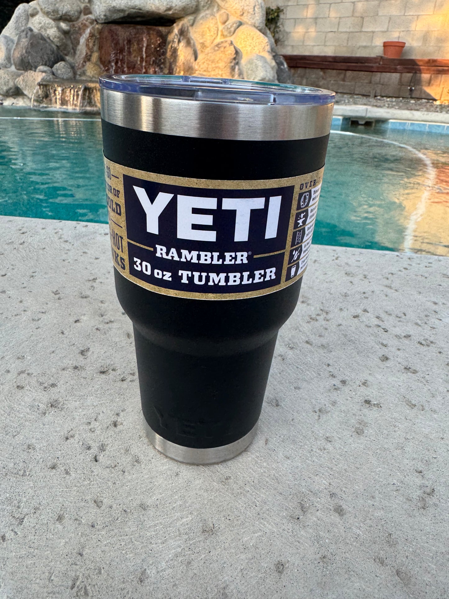 30 Ounce Premium Tumbler Without Handle 2 lids included