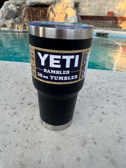 30 Ounce Premium Tumbler Without Handle 2 lids included
